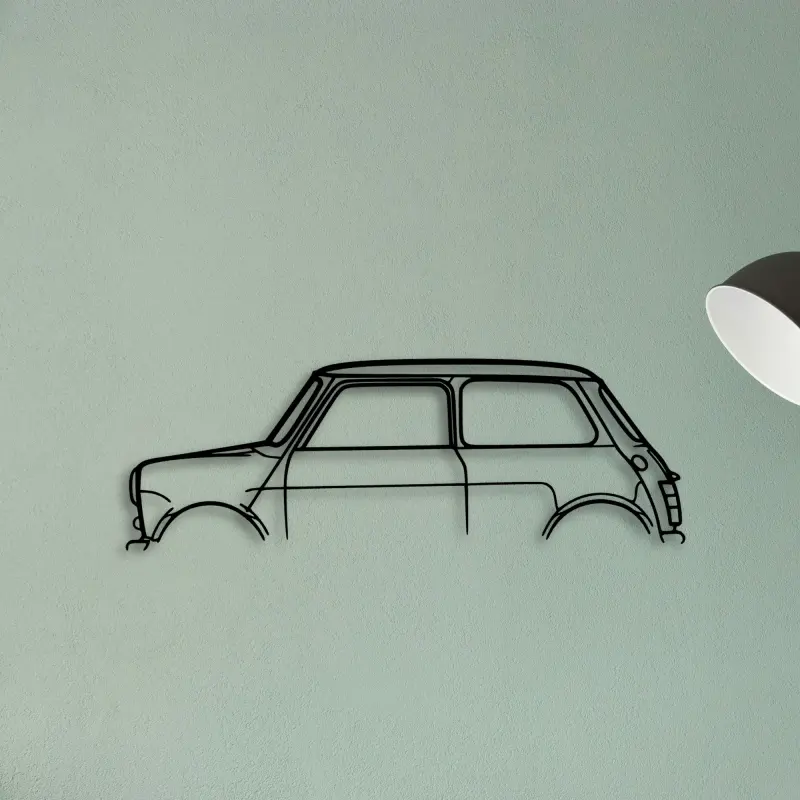 Mini — XS (50 cm) metal wall art