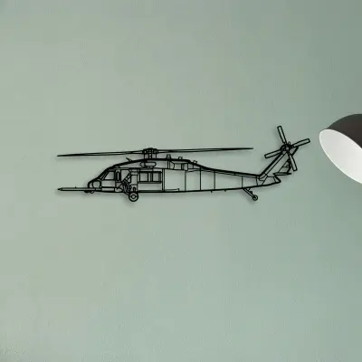Model 18 — XS (50 cm) metal wall art