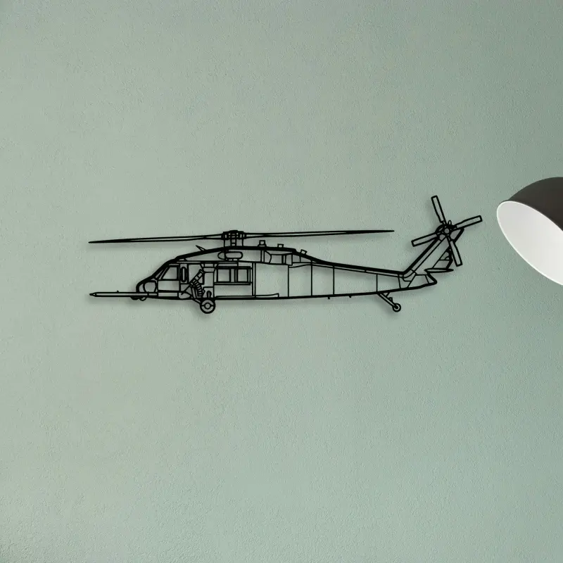 Model 18 — XS (50 cm) metal wall art