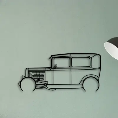 Model A 1931 — XS (50 cm) metal wall art