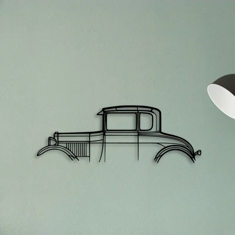 Model A Special Coupe 1928 — XS (50 cm) metal wall art