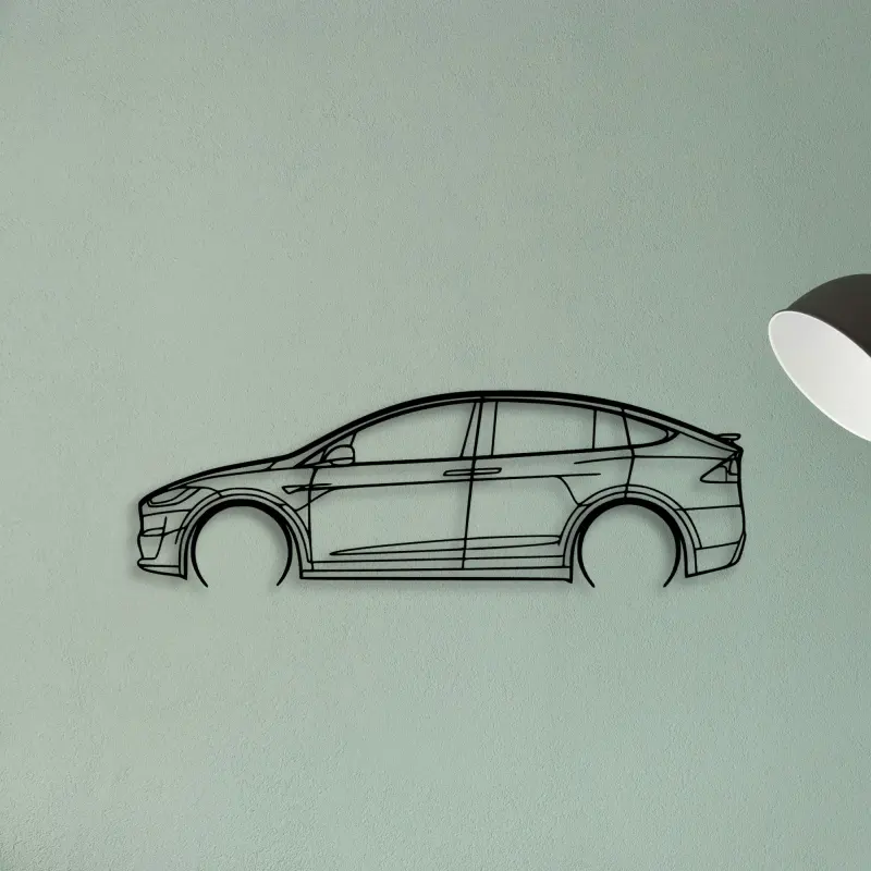 Model X 2 — XS (50 cm) metal wall art