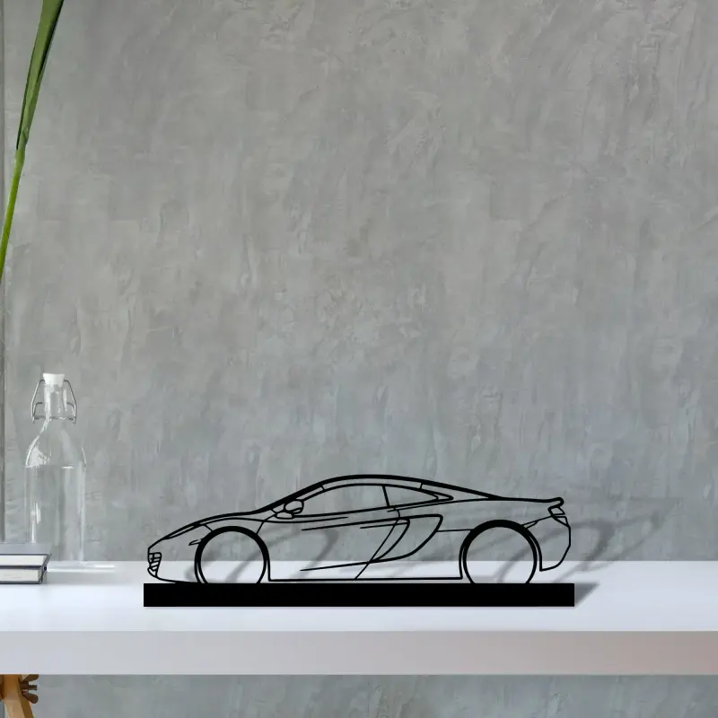 mp4-12c — S (30 cm) metal wall art