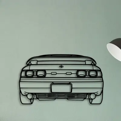 MR2 1993 — XS (50 cm) metal wall art