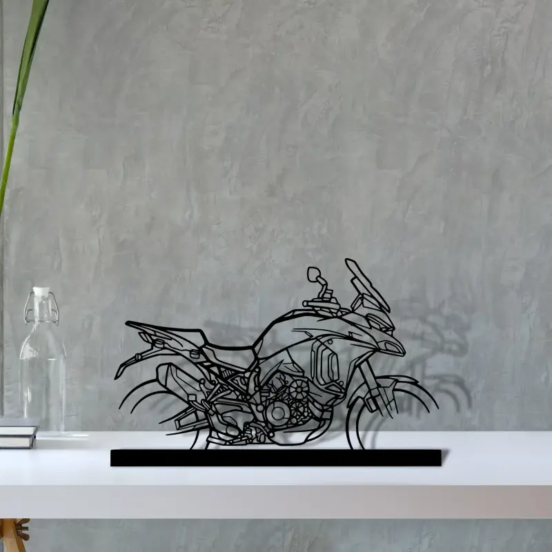 multistrada-v4s — S (30 cm) metal wall art