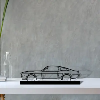 mustang-1967 — S (30 cm) metal wall art