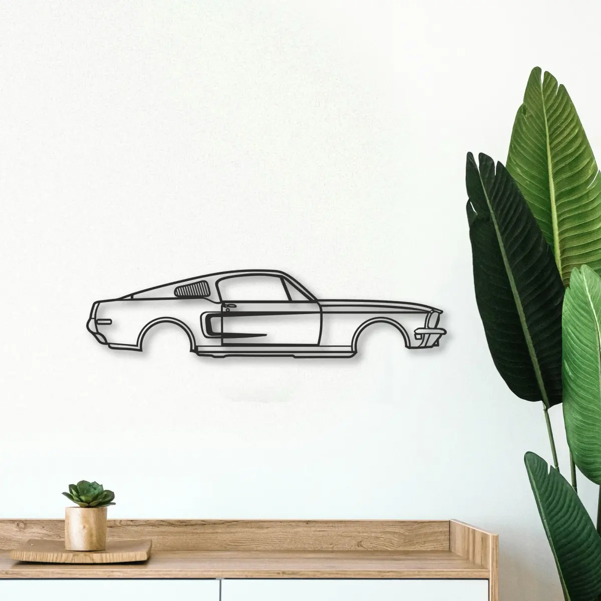 Ford Mustang Gt390 metal profile