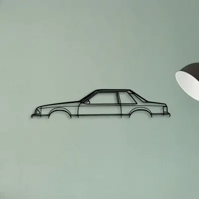 Mustang LX 1993 — XS (50 cm) metal wall art
