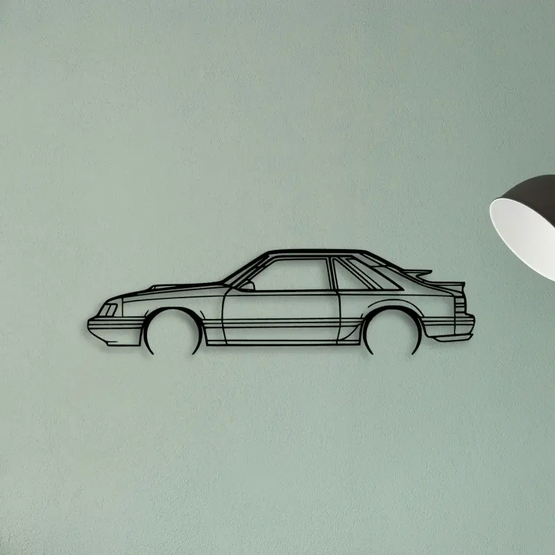 Mustang SVO 1986 — XS (50 cm) metal wall art