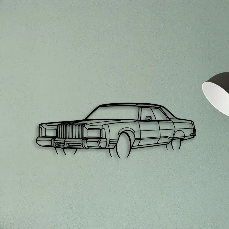 NEW Yorker 1978 Angle — XS (50 cm) metal wall art