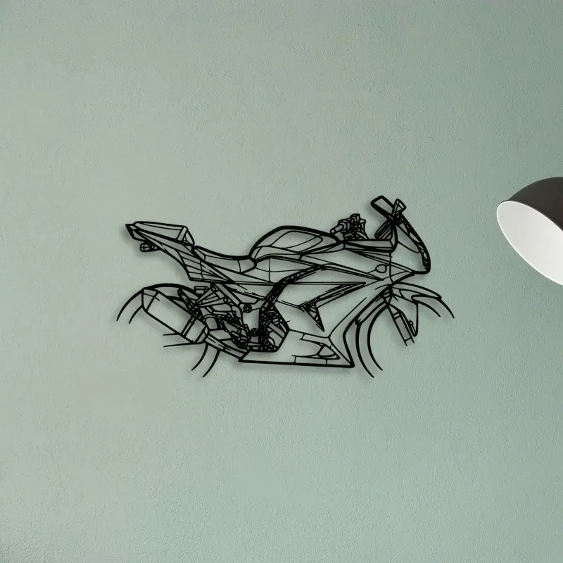 Ninja 250R 2008 — XS (50 cm) metal wall art