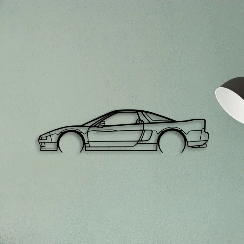 NSX 1991 — XS (50 cm) metal wall art