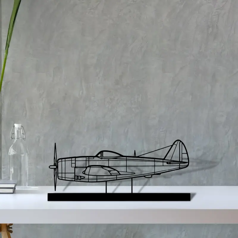 p-47d-2 — S (30 cm) metal wall art