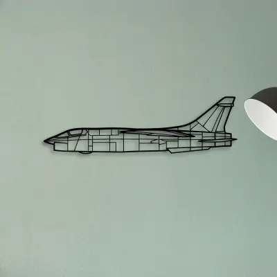 P 47D — XS (50 cm) metal wall art