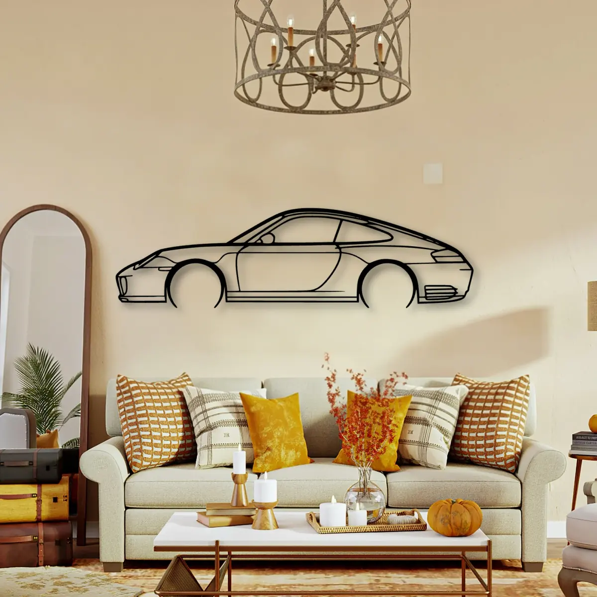 Porsche P Generation 5 2 profile on a statement wall