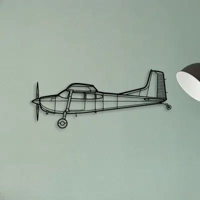 PA 30 Twin Comanche — XS (50 cm) metal wall art