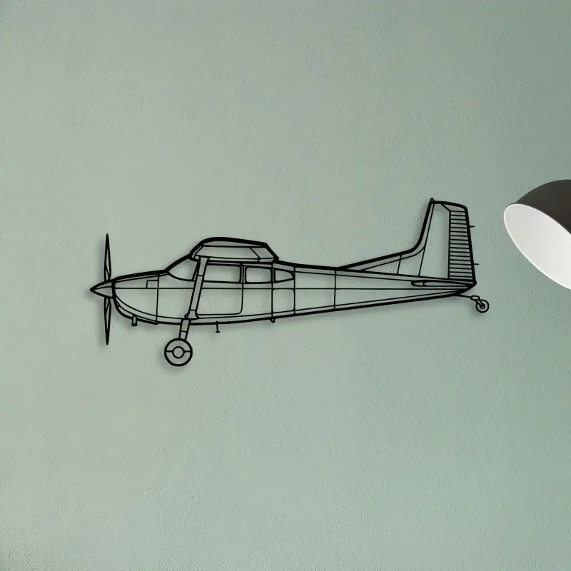 PA 30 Twin Comanche — XS (50 cm) metal wall art