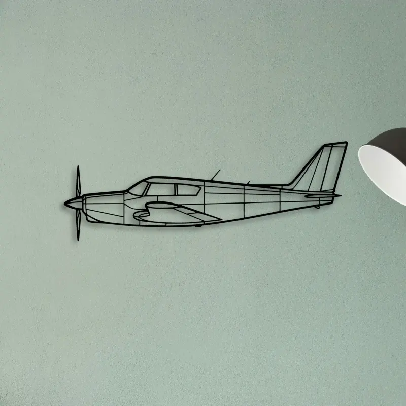 PA 46 Malibu — XS (50 cm) metal wall art