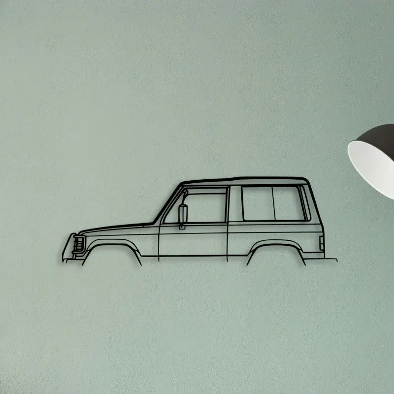 Pajero 1987 — XS (50 cm) metal wall art