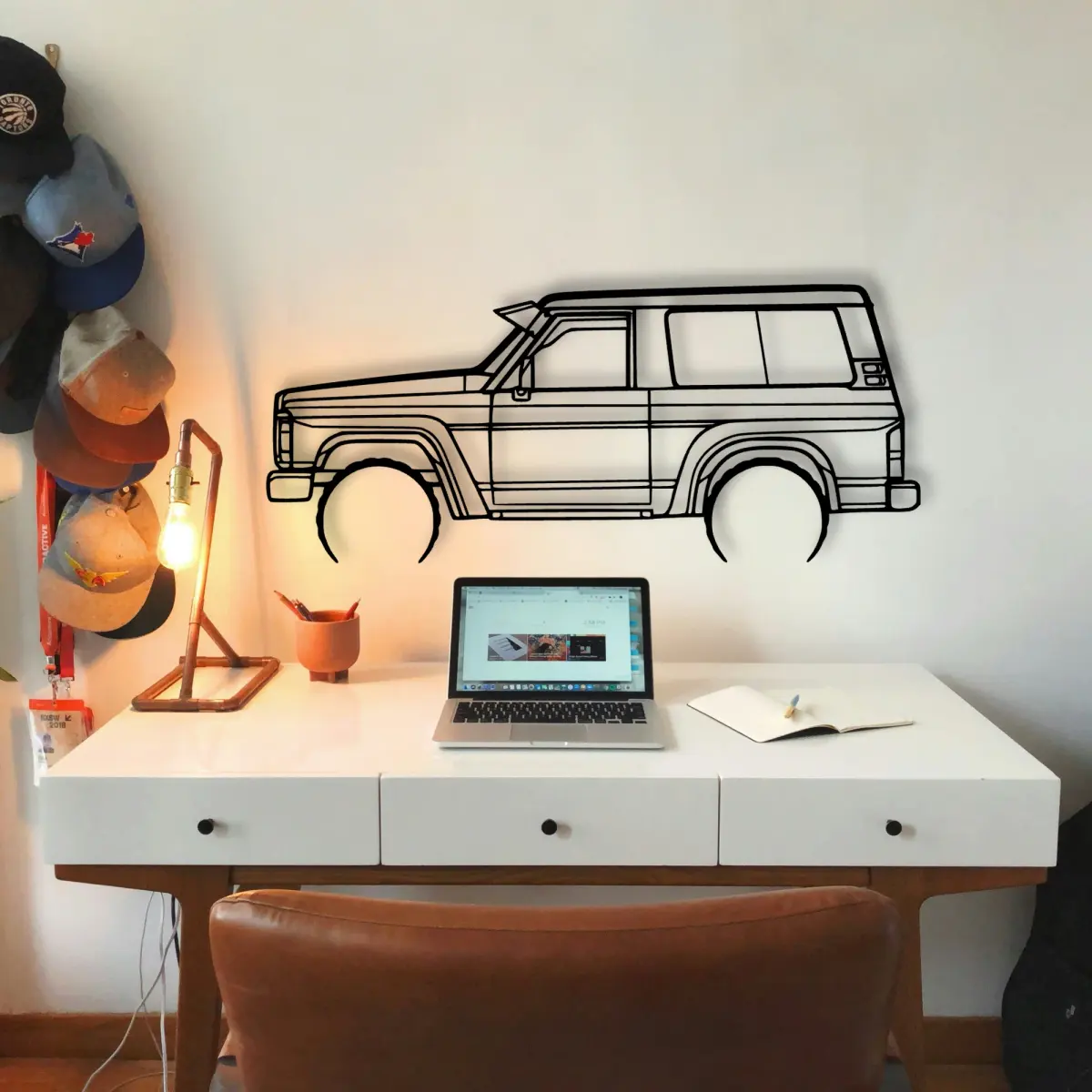 Nissan Patrol Gq 1988 silhouette, racing stance