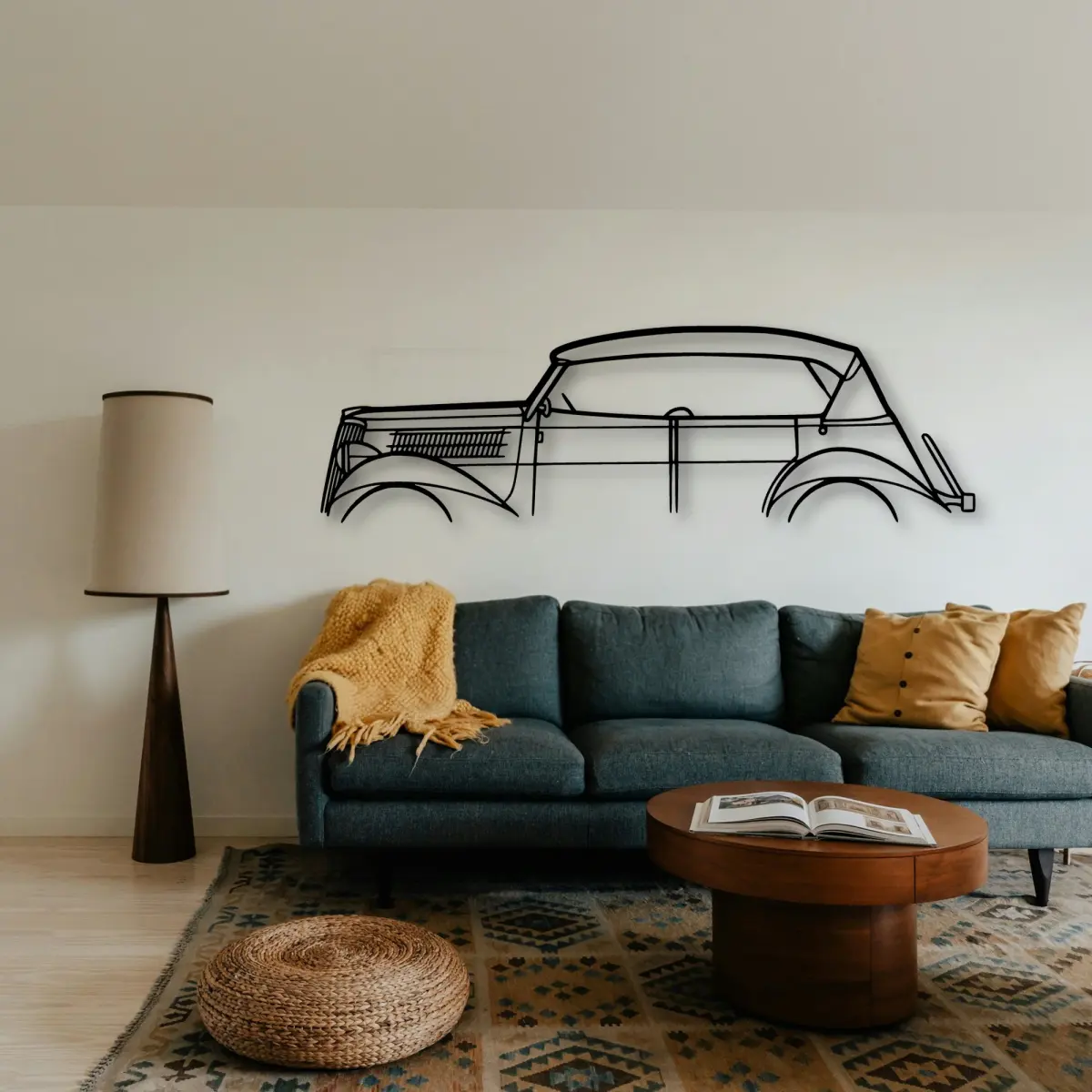 Volkswagen Phaeton 1930 laser-cut outline from the Tinvibe range