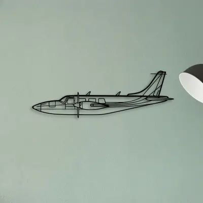 Piper Aerostar 600A — XS (50 cm) metal wall art