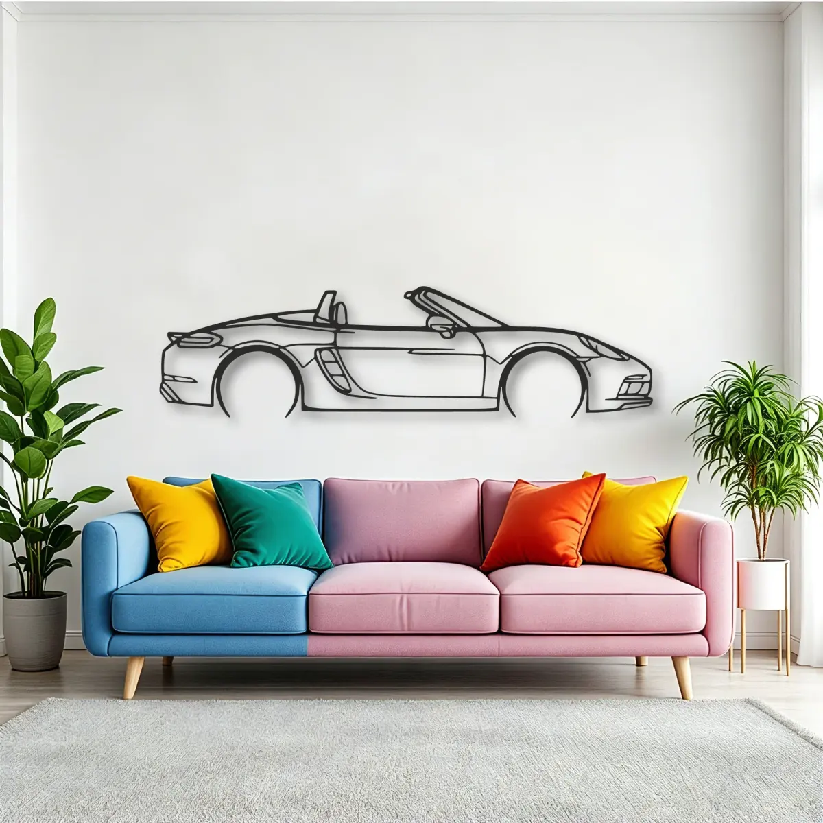 Porsche Porsche 718 Boxster Gts metal profile