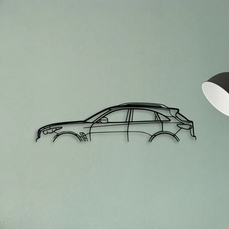 QX70S — XS (50 cm) metal wall art