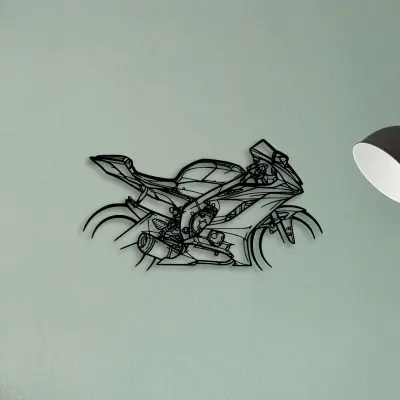 R6 2018 — XS (50 cm) metal wall art