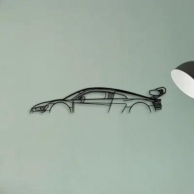 R8 LMS 2022 — XS (50 cm) metal wall art