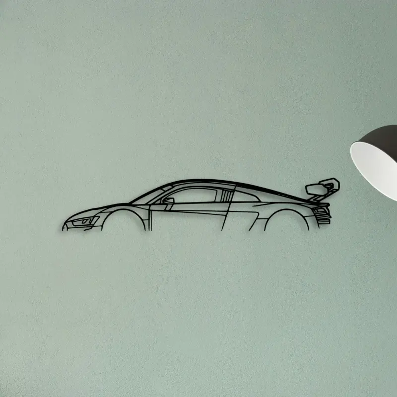 R8 LMS 2022 — XS (50 cm) metal wall art