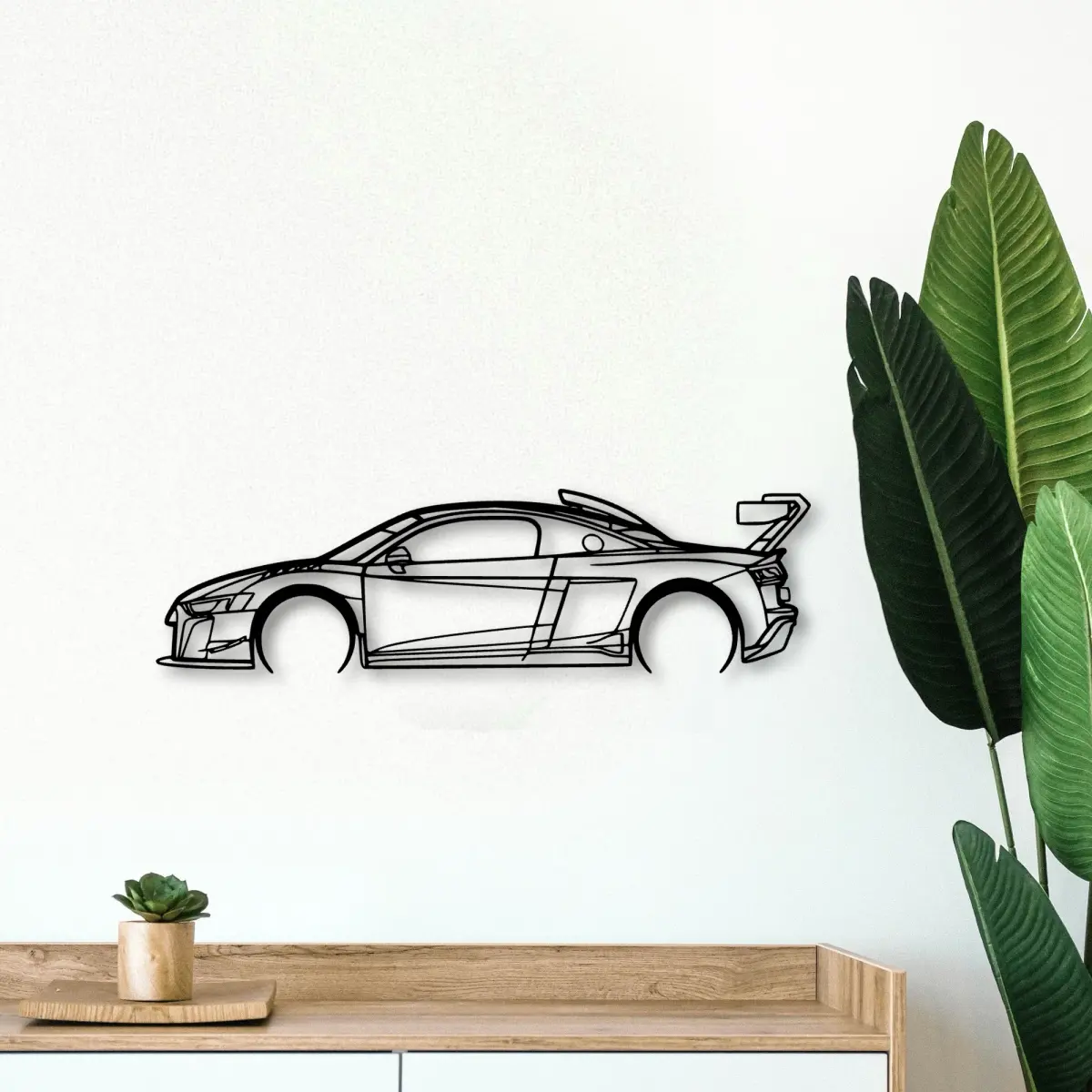 Audi R8 Lms Gt2 outline from a different angle