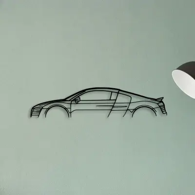 R8 LMX 2015 — XS (50 cm) metal wall art