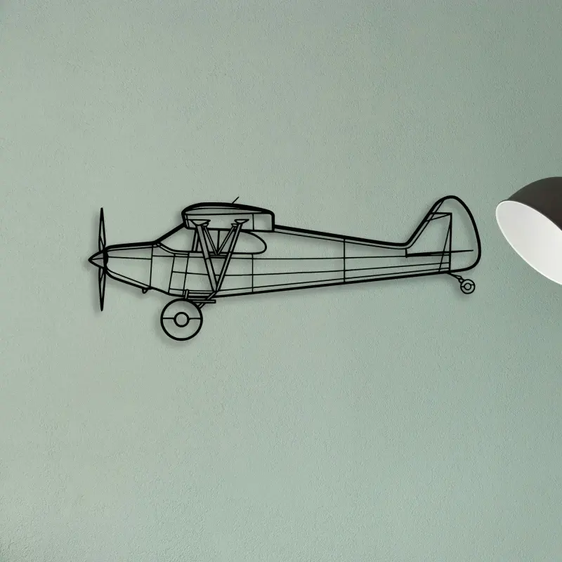 Raf F 4K Phantom — XS (50 cm) metal wall art