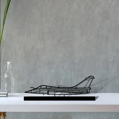 rafale-c — S (30 cm) metal wall art