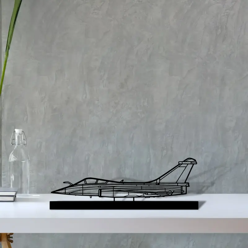 rafale-c — S (30 cm) metal wall art