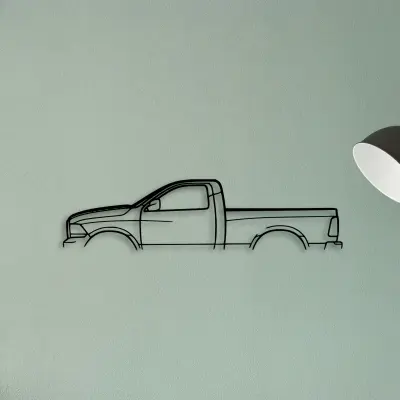 RAM 1500 2013 — XS (50 cm) metal wall art