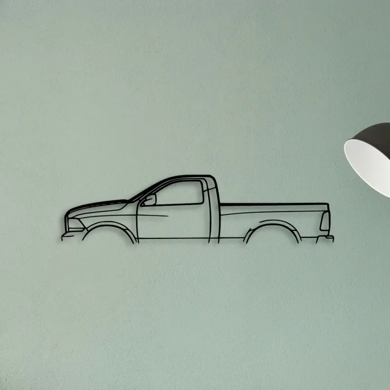 RAM 1500 2013 — XS (50 cm) metal wall art