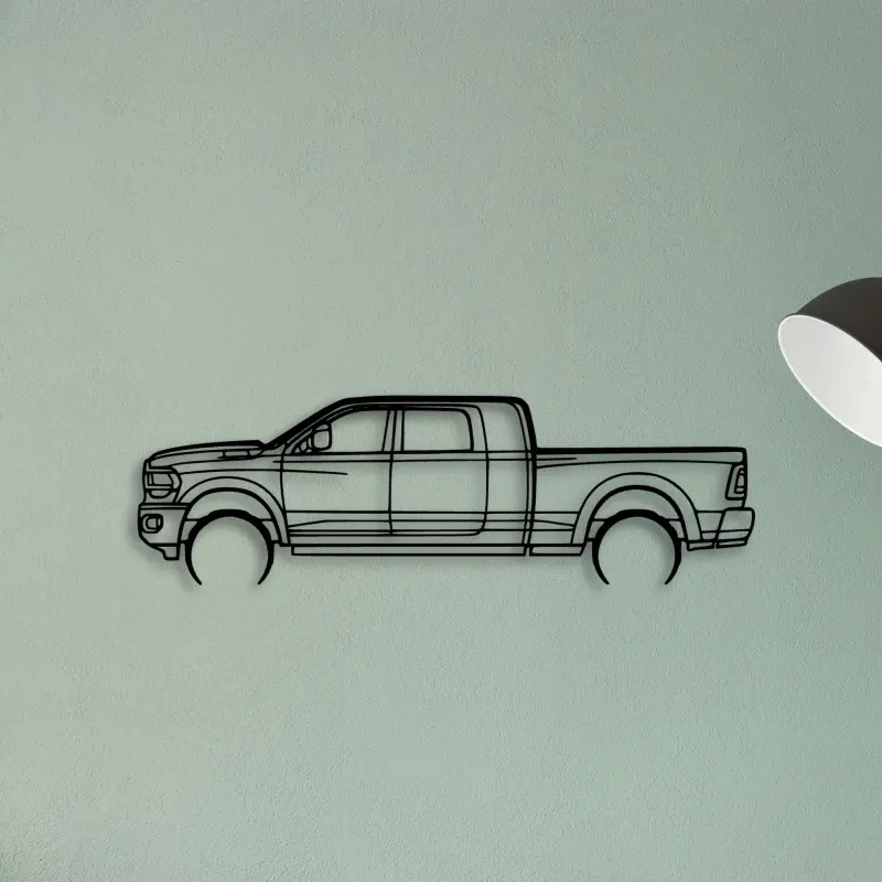 RAM 2500 Mega — XS (50 cm) metal wall art