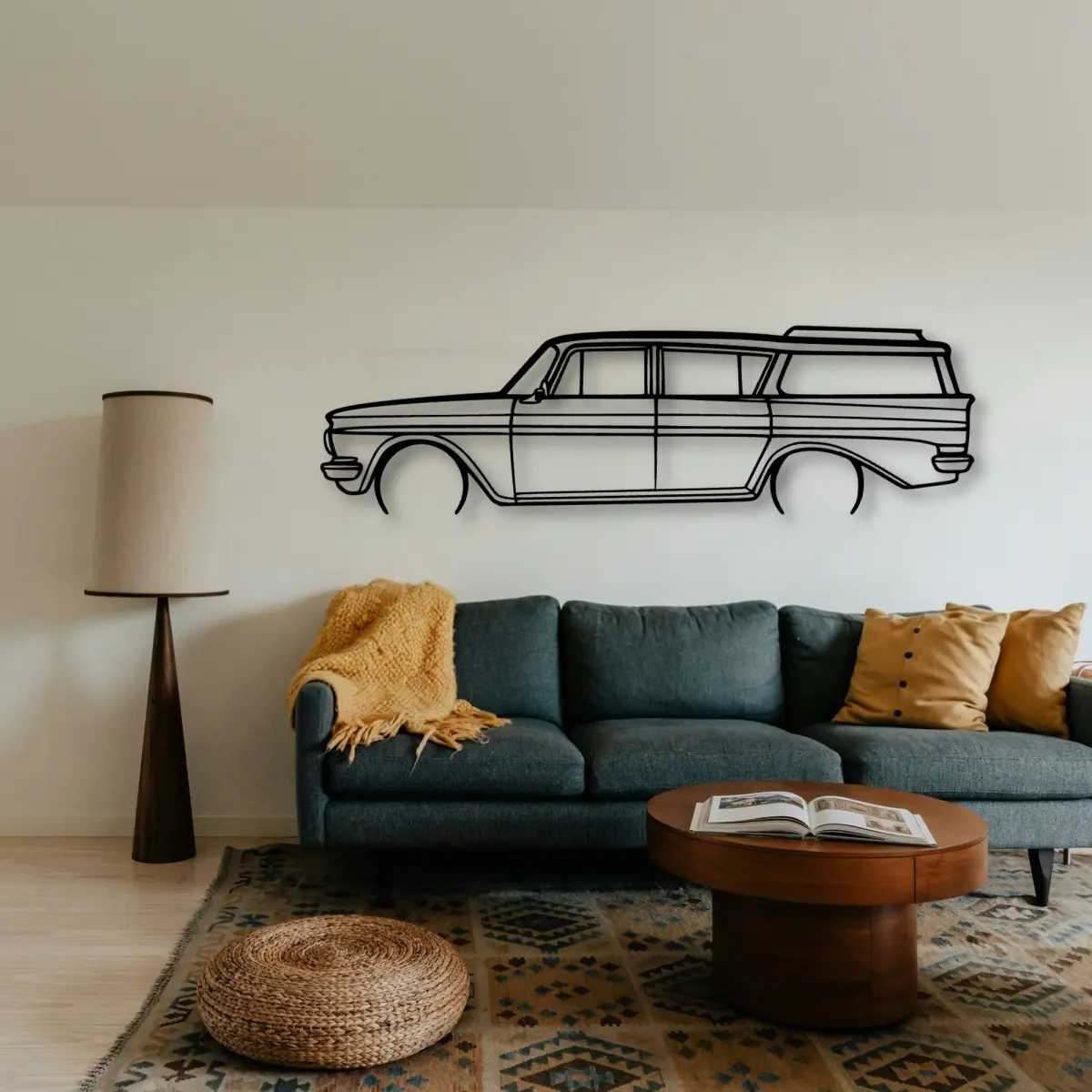 Amc Rambler Wagon 1961 sheet-metal profile