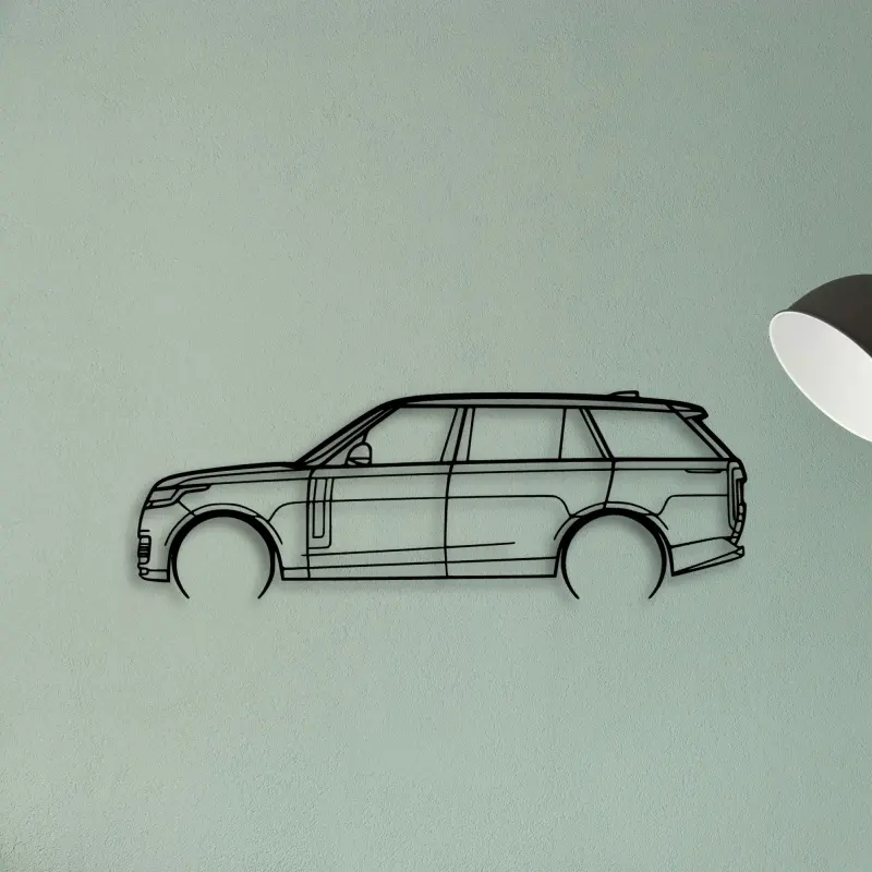 Range Rover 2023 2 — XS (50 cm) metal wall art