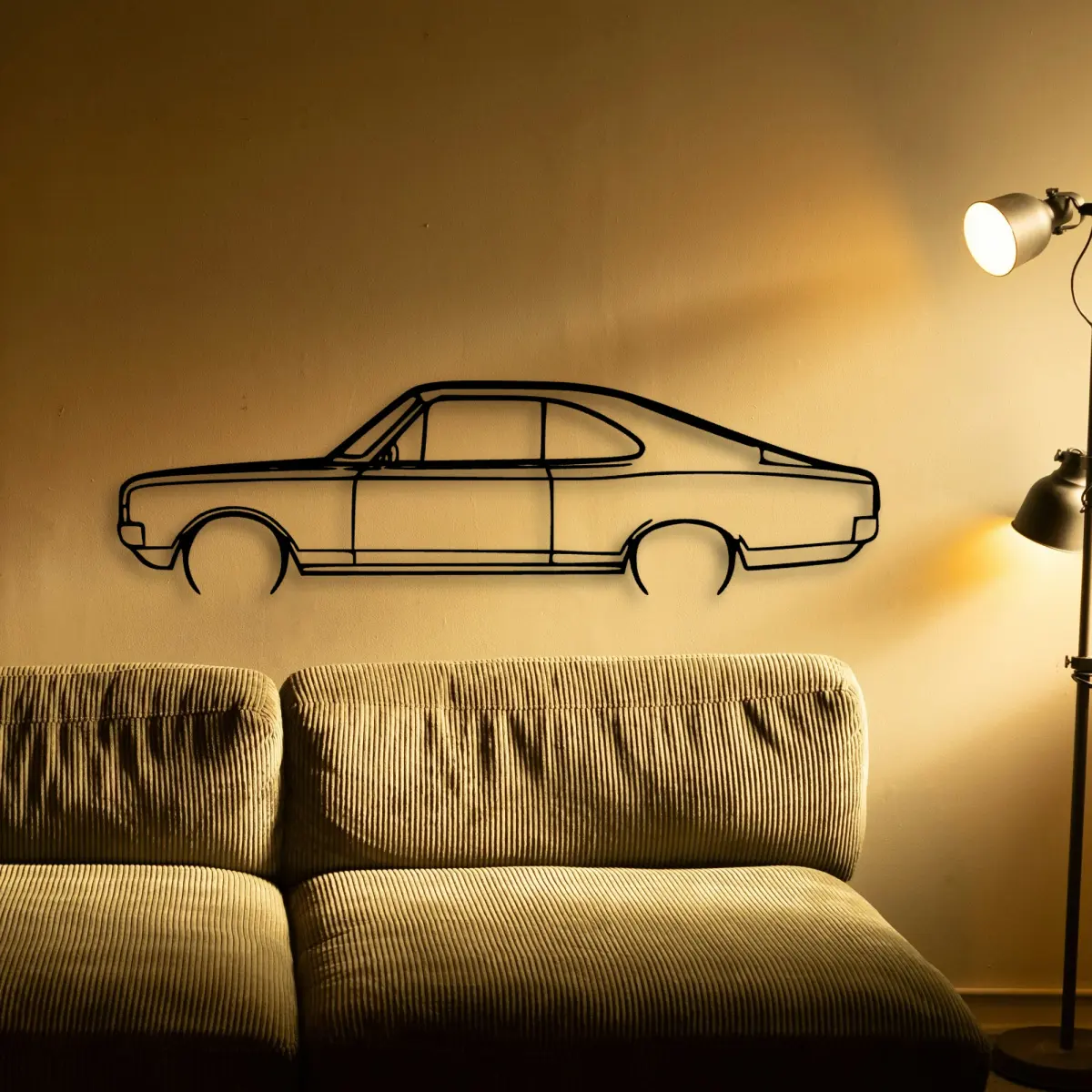 Opel & Vauxhall Rekord C 1970 metal profile from the Tinvibe range