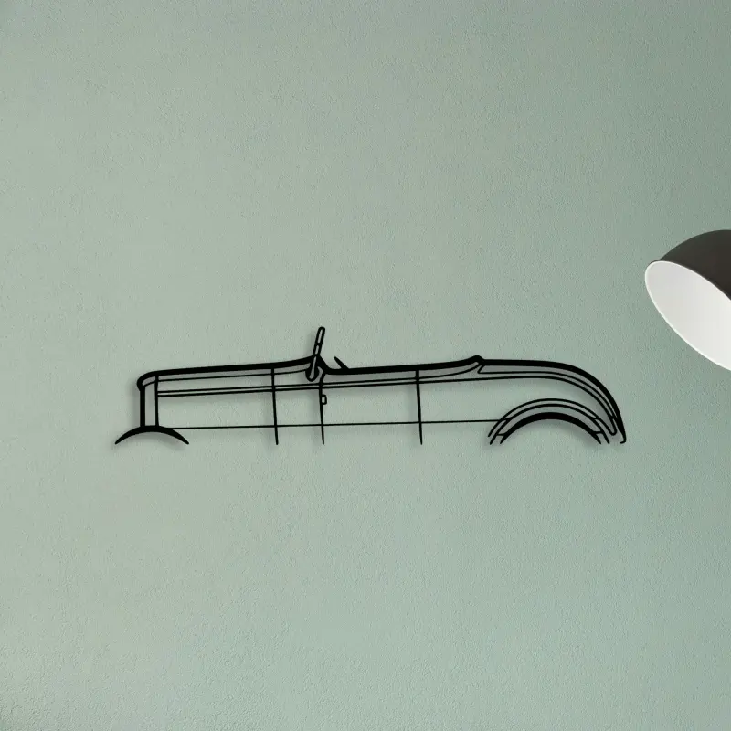 Roadster 1932 2 — XS (50 cm) metal wall art