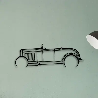Roadster 1932 3 — XS (50 cm) metal wall art