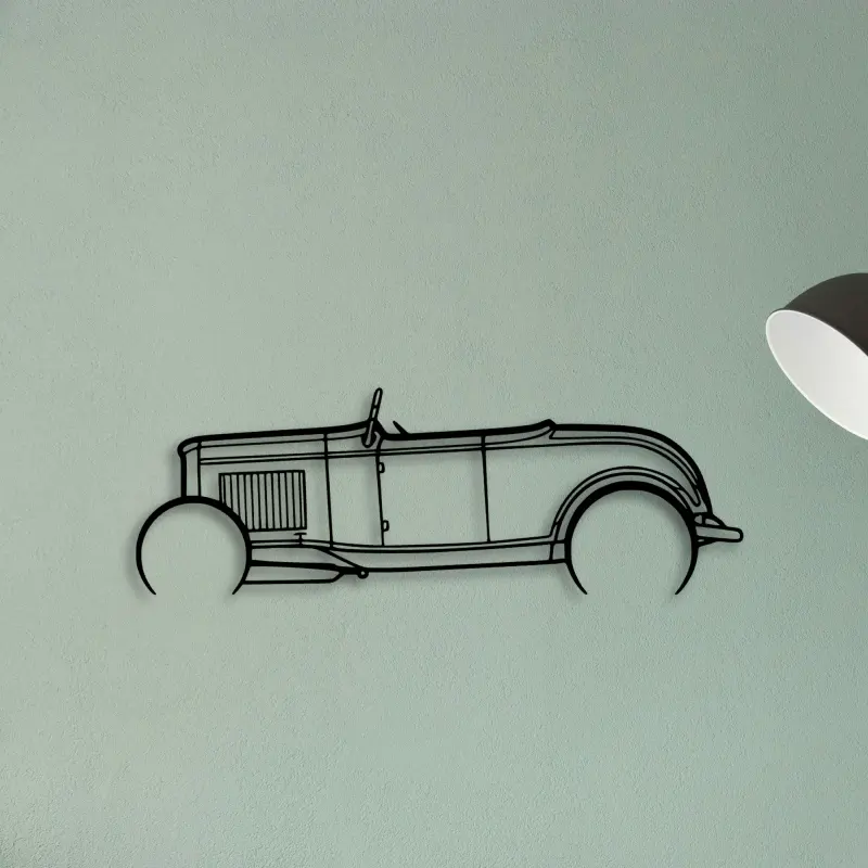 Roadster 1932 3 — XS (50 cm) metal wall art