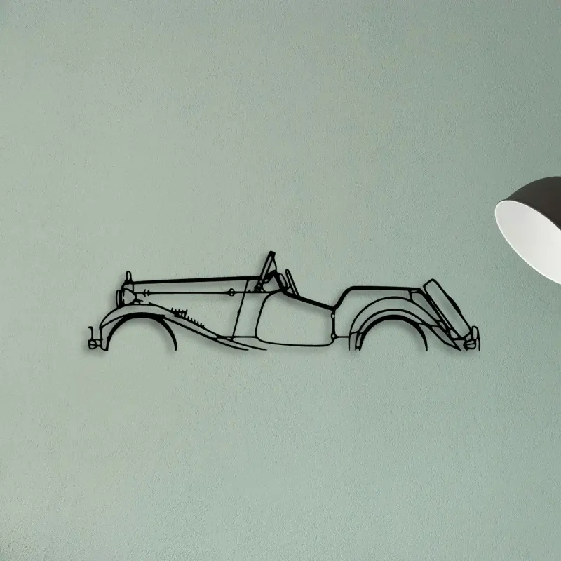 Roadster 1952 — XS (50 cm) metal wall art