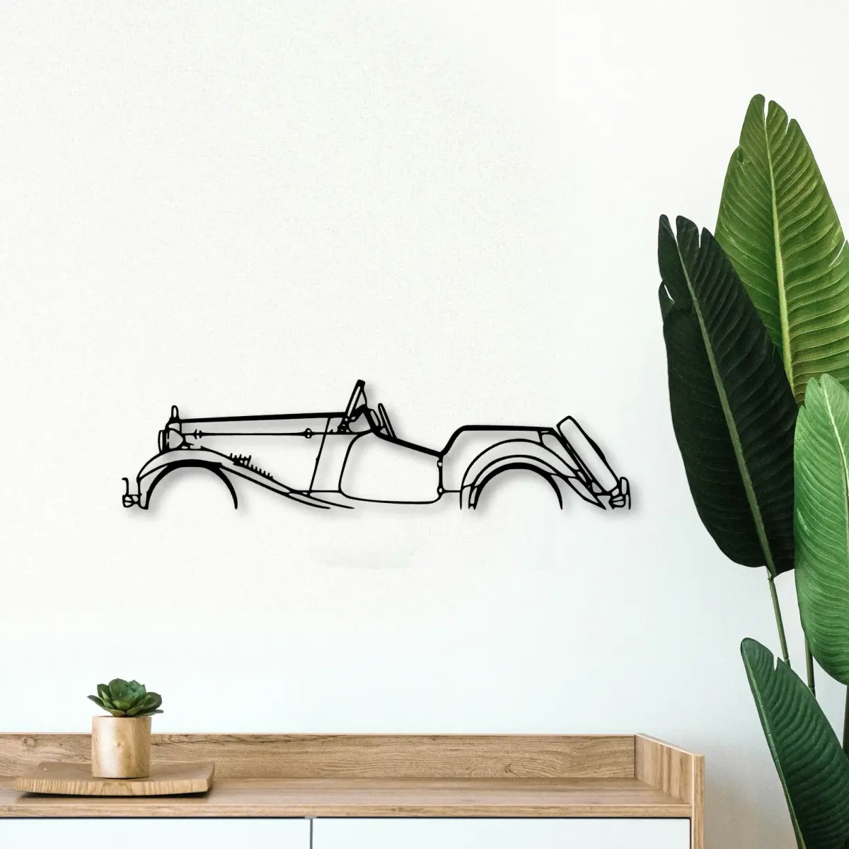 Roadster 1952 silhouette detail
