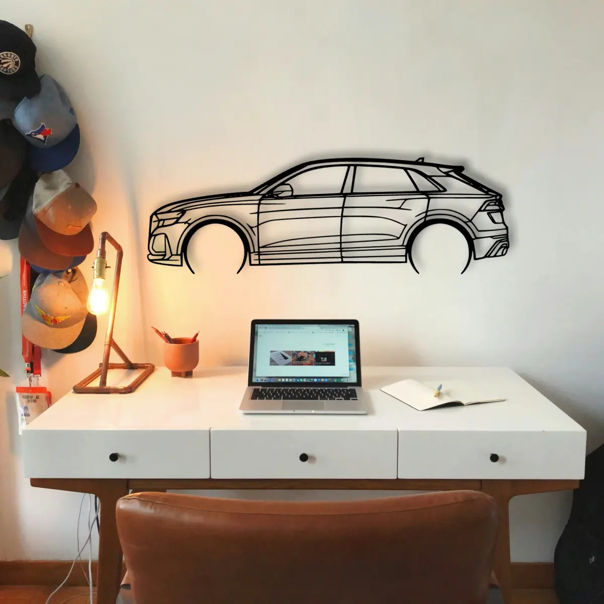 Audi Rsq8 2022 silhouette at feature-wall scale
