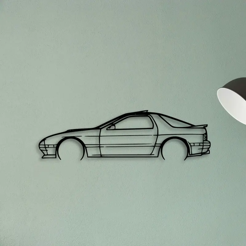 RX7 1989 — XS (50 cm) metal wall art
