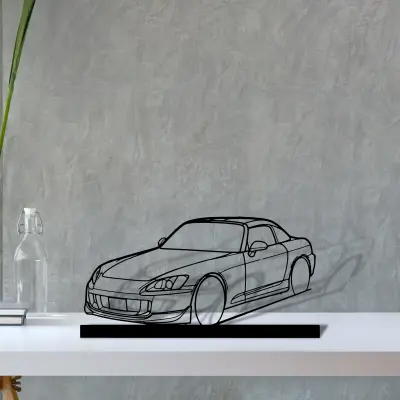 s2000-hard — S (30 cm) metal wall art